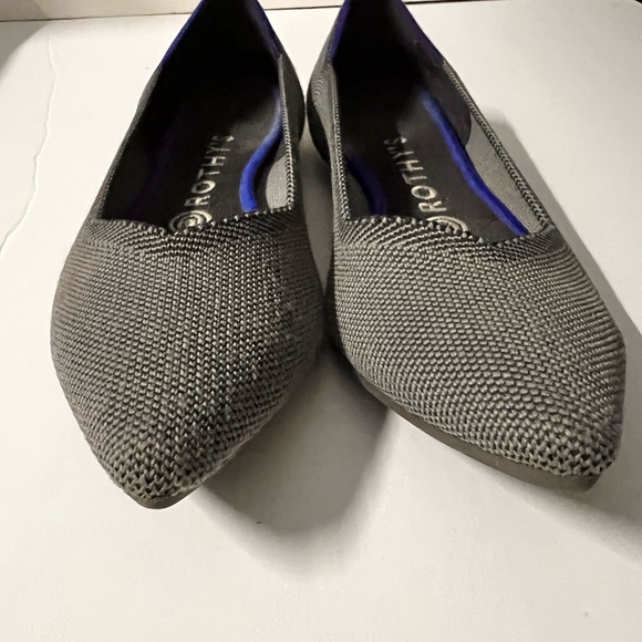 Rothy’s pointed toe gray flats size 8 - Picture 5 of 6